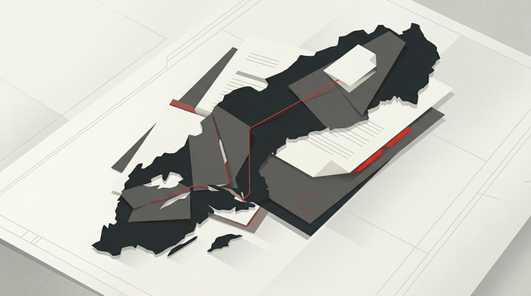 Illustration av Sveriges politik på nationell nivå